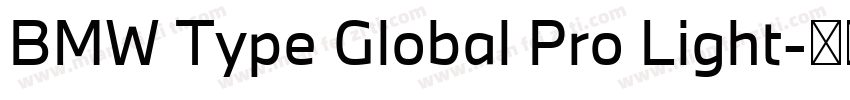 BMW Type Global Pro Light字体转换